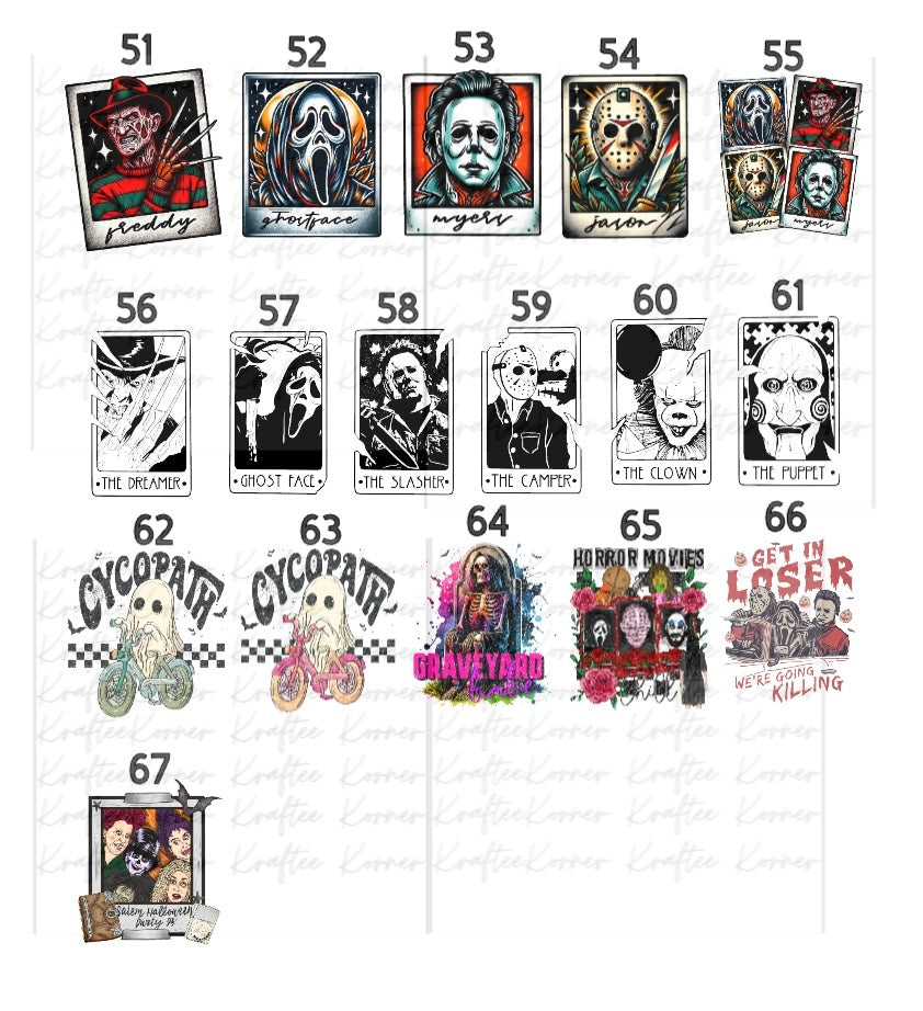 Create Your Own T-shirt - Halloween Sublimation Designs