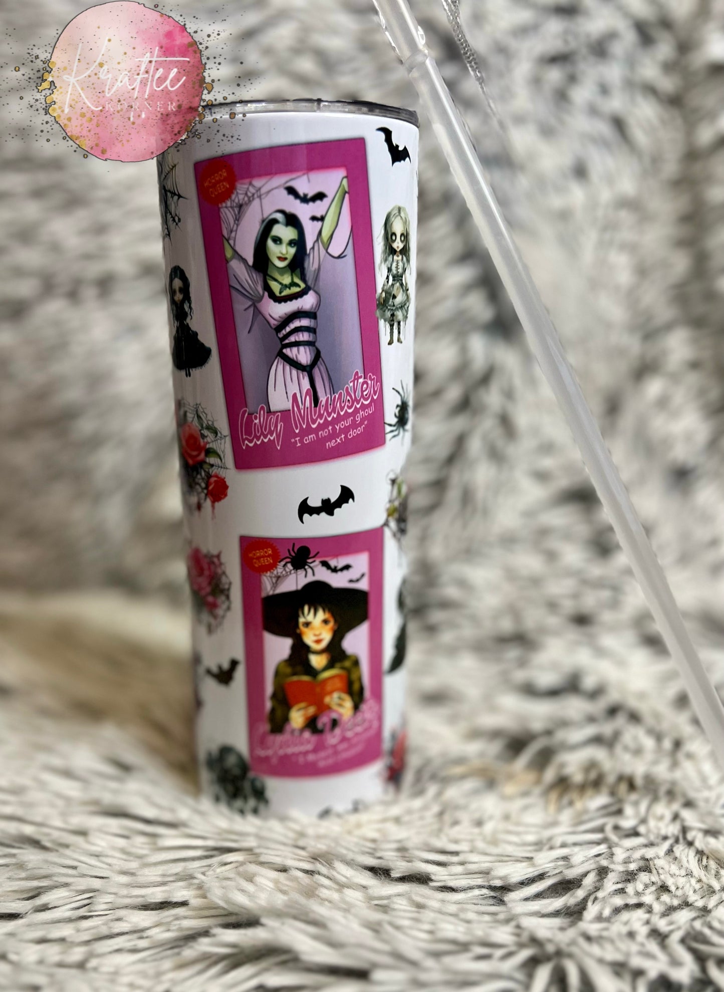 Horror Queens 20oz Skinny Tumbler