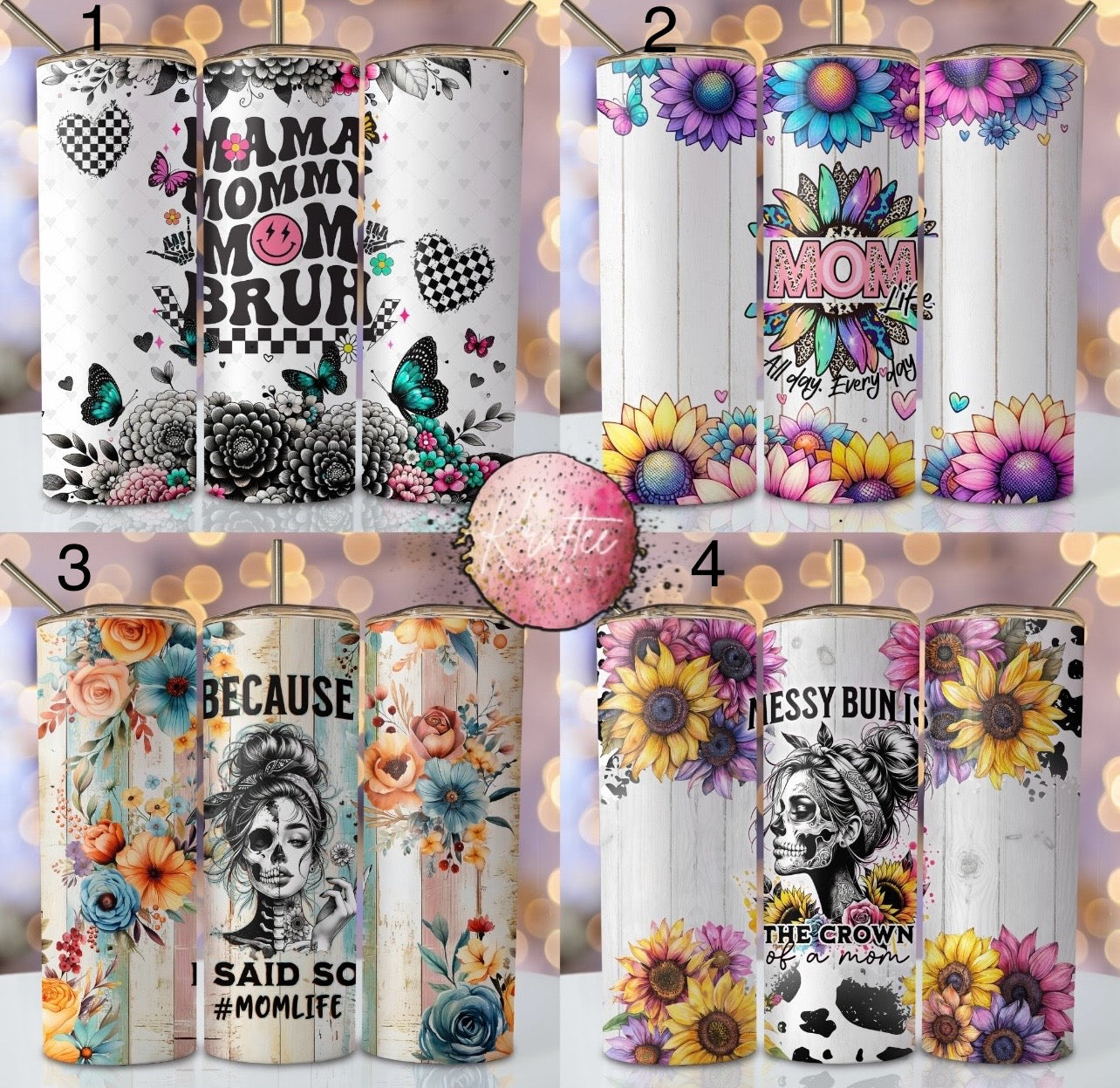 Mom 20oz Skinny Tumbler