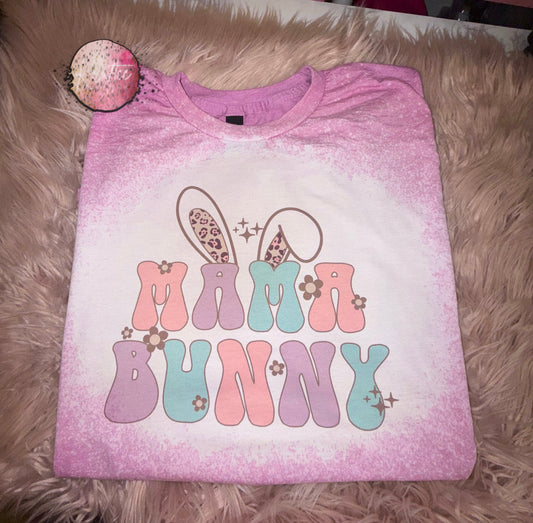 Mama Bunny Bleached T-shirt