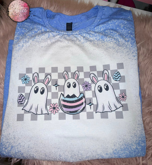 Easter Ghosts Bleached T-shirt