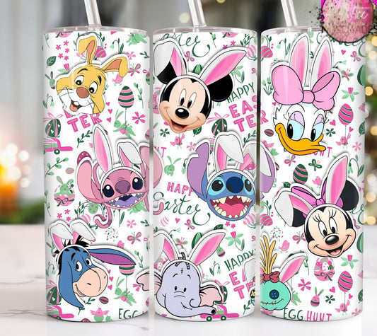 Easter Characters 20oz Skinny Tumbler