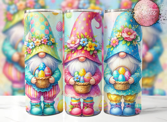Easter Gnomes 20oz Skinny Tumbler