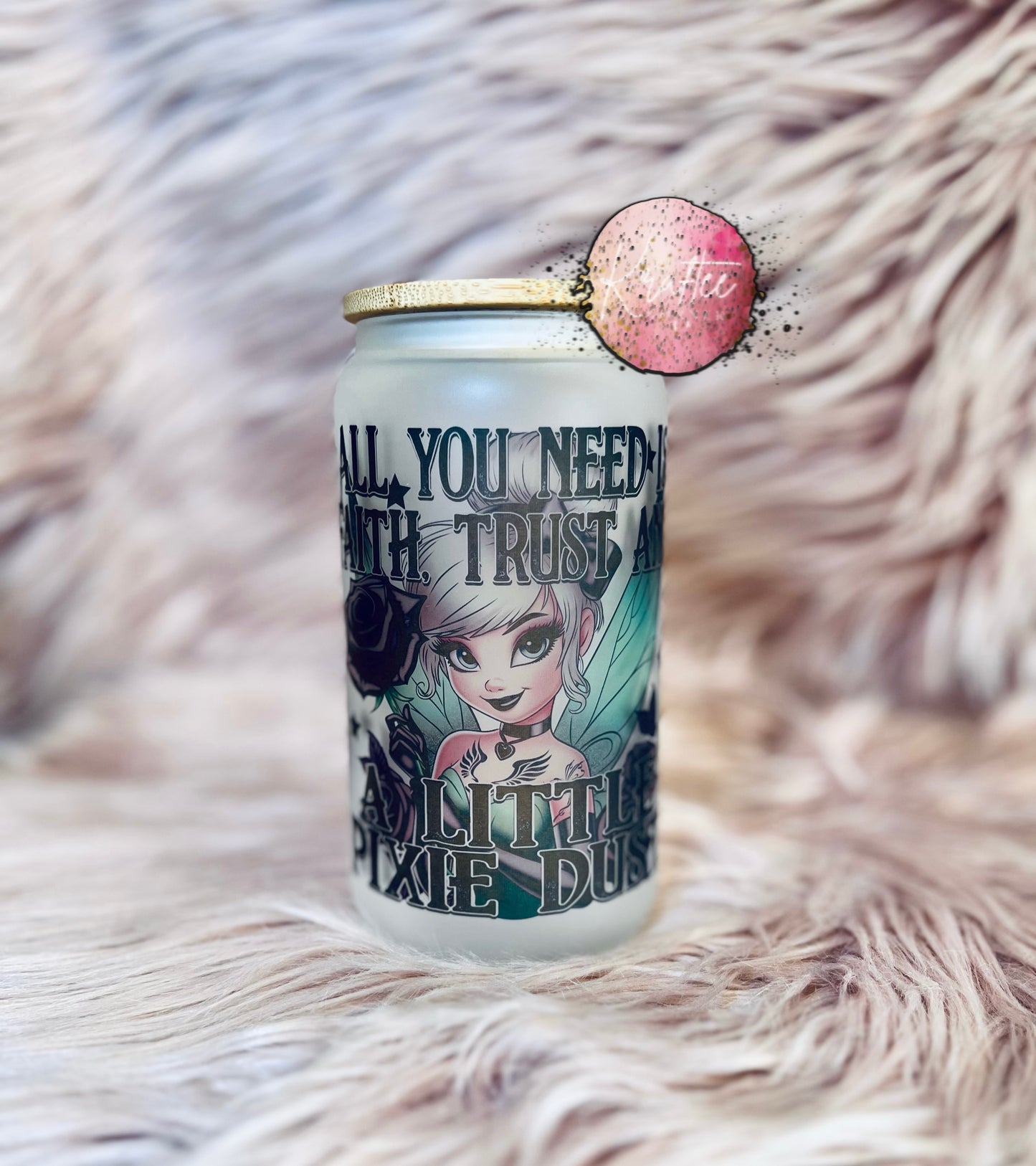 Tinkerbell 16oz Libby Glass