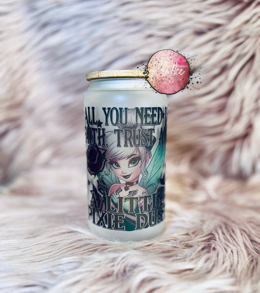 Tinkerbell 16oz Libby Glass
