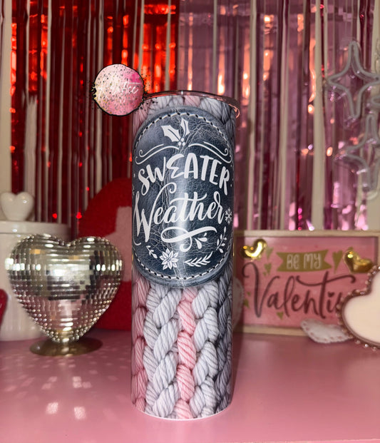 Sweater Weather 20oz Skinny Tumbler