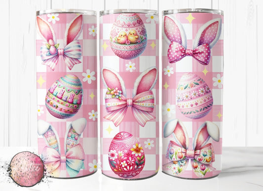 Easter Bunny Ears 20oz Skinny Tumbler