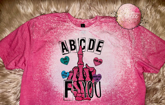 F You Bleached Adult Unisex T-shirt