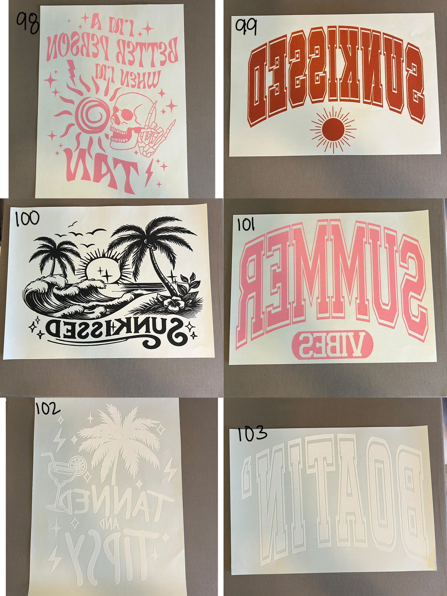 Create Your Own T-shirt - Single Color Prints Summer