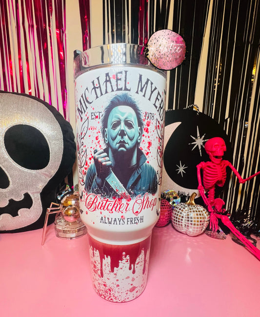 Michael Myers Butcher Shop 40oz Tumbler