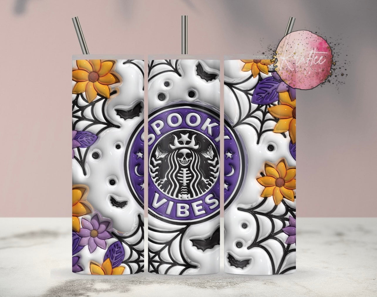 Spooky Vibes 20oz Skinny Tumbler