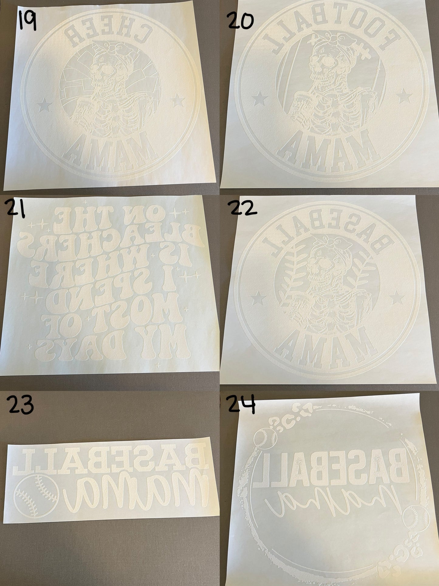 Create Your Own T-shirt - Single Color Prints Mom / Dad / Sports