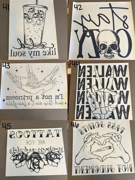 Create Your Own T-shirt - Single Color Prints