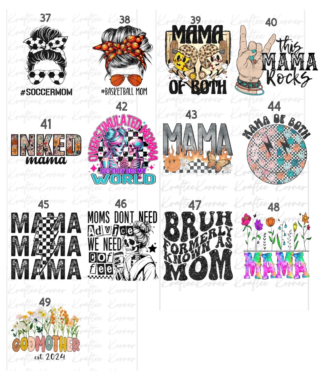 Create Your Own T-shirt - Mom Sublimation Designs
