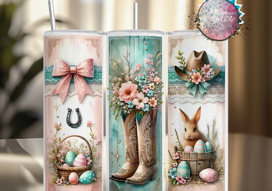 Western Easter 20oz Skinny Tumbler