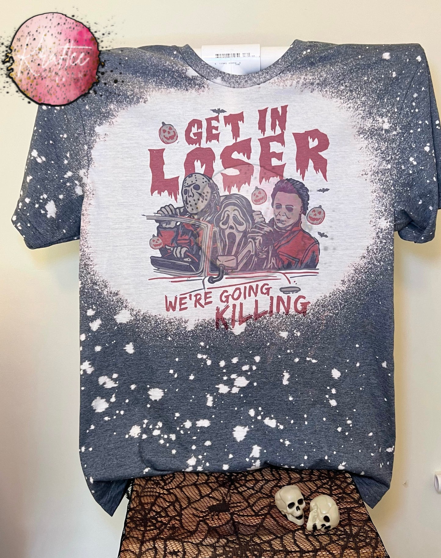 Horror Going Killing Bleached Unisex T-shirt