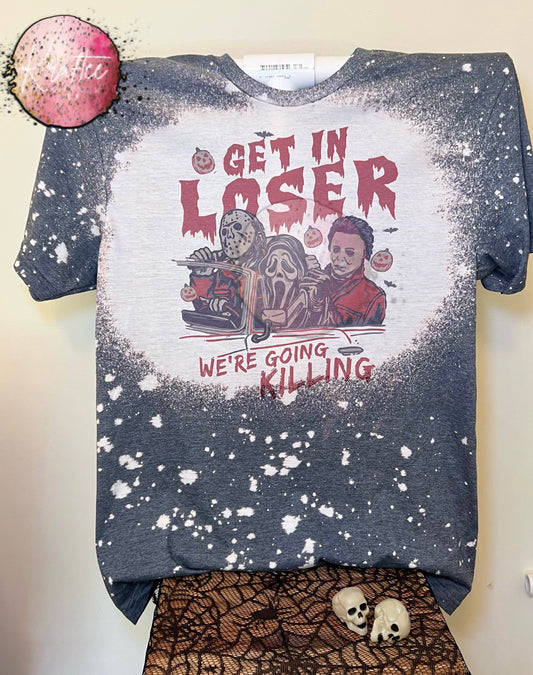 Horror Going Killing Bleached Unisex T-shirt