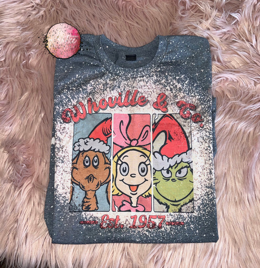 Whoville & Co Bleached Unisex T-shirt