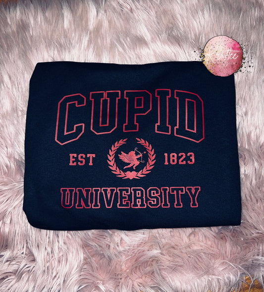 Cupid University Unisex Crewneck Sweatshirt