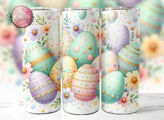 Easter Eggs 20oz Skinny Tumbler