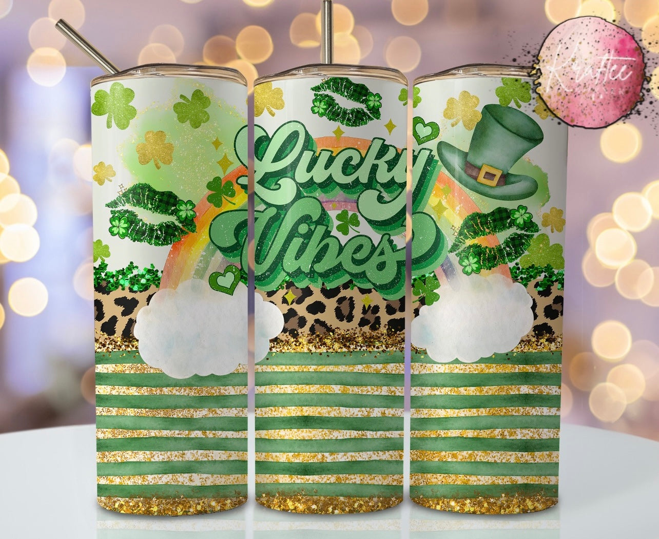 Lucky Vibes 20oz Skinny Tumbler