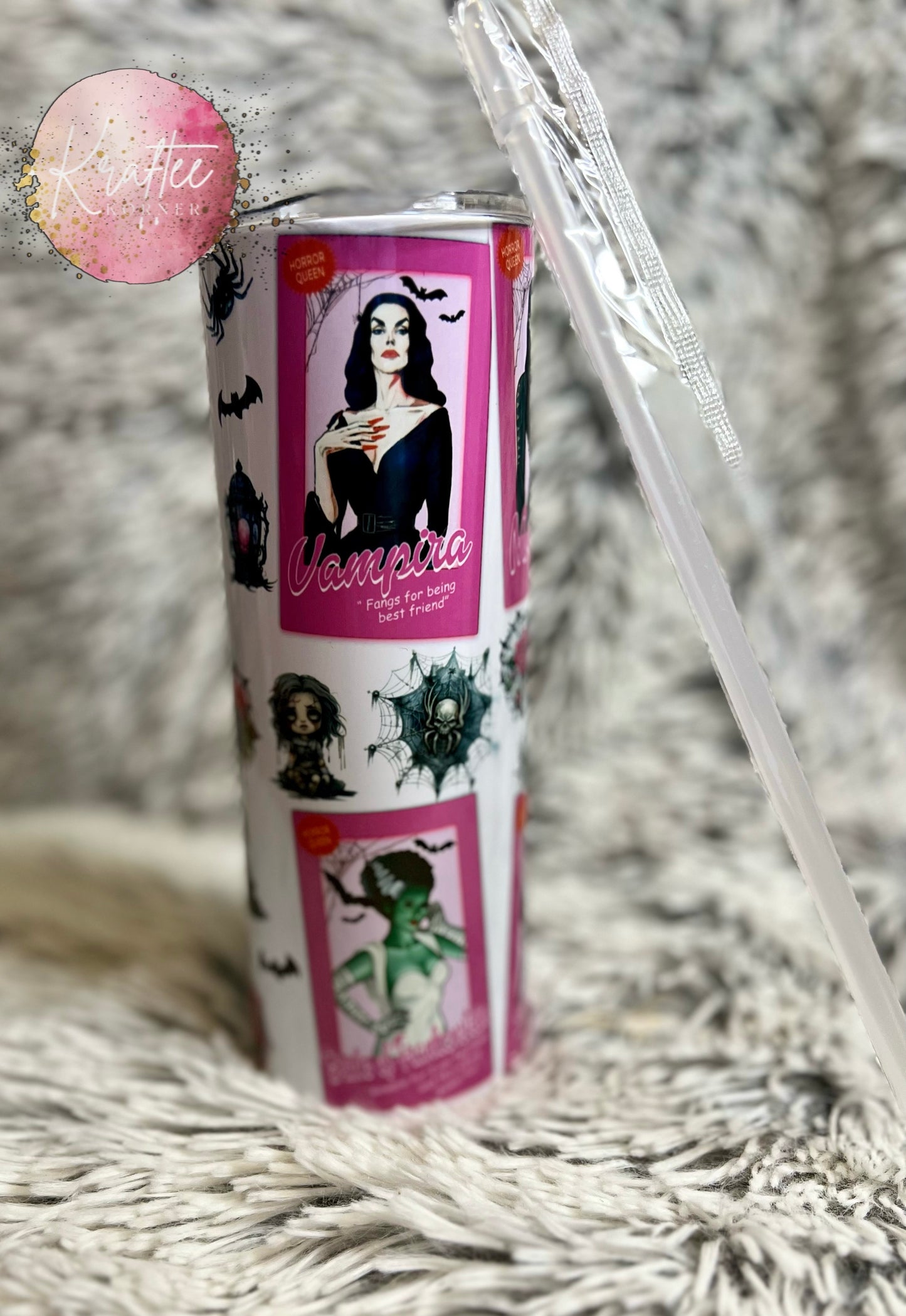Horror Queens 20oz Skinny Tumbler