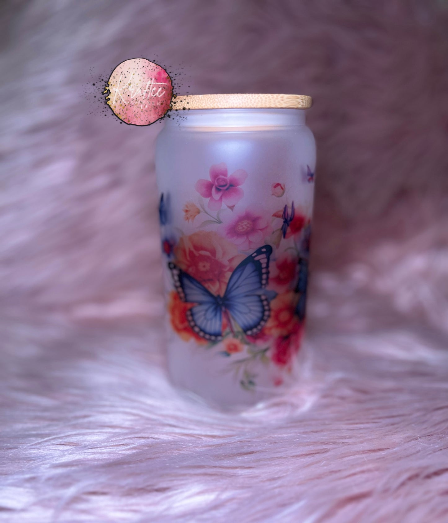 Butterfly 16oz Libby Glass