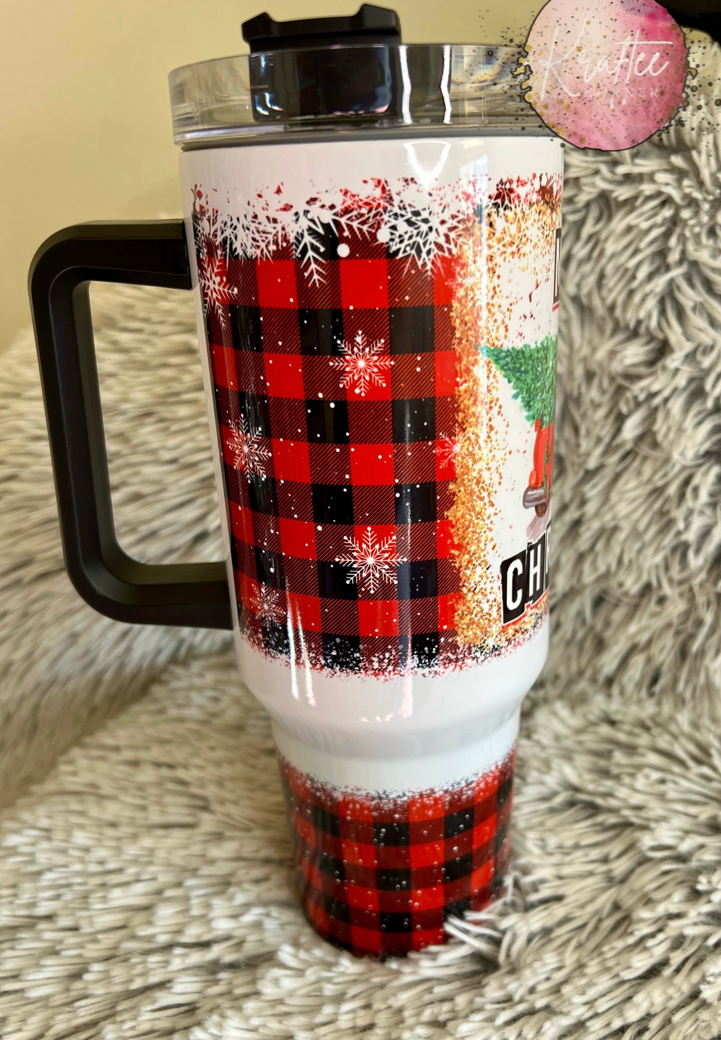 Merry Christmas Truck 40oz Tumbler