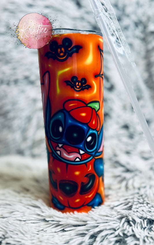 Pumpkin Stitch 20oz Skinny Tumbler