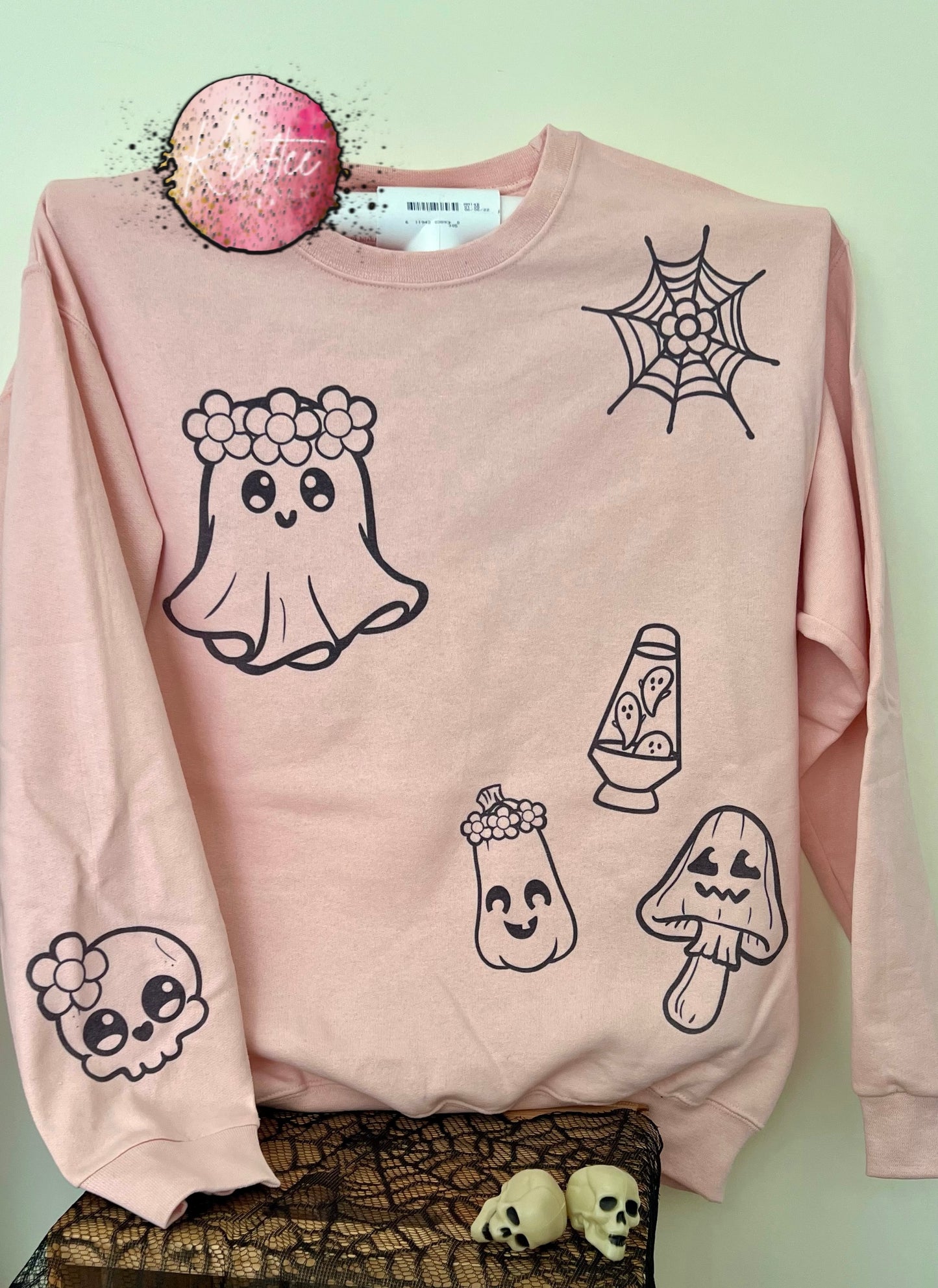 Boho Halloween Sticker Tshirt/Sweatshirt