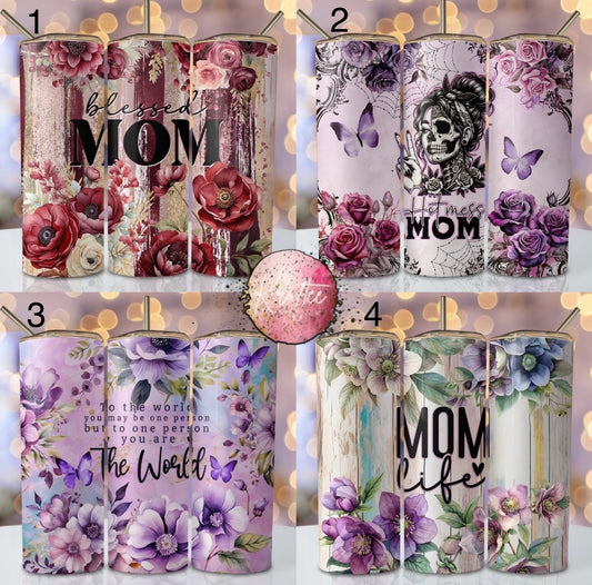 Mom 20oz Skinny Tumbler
