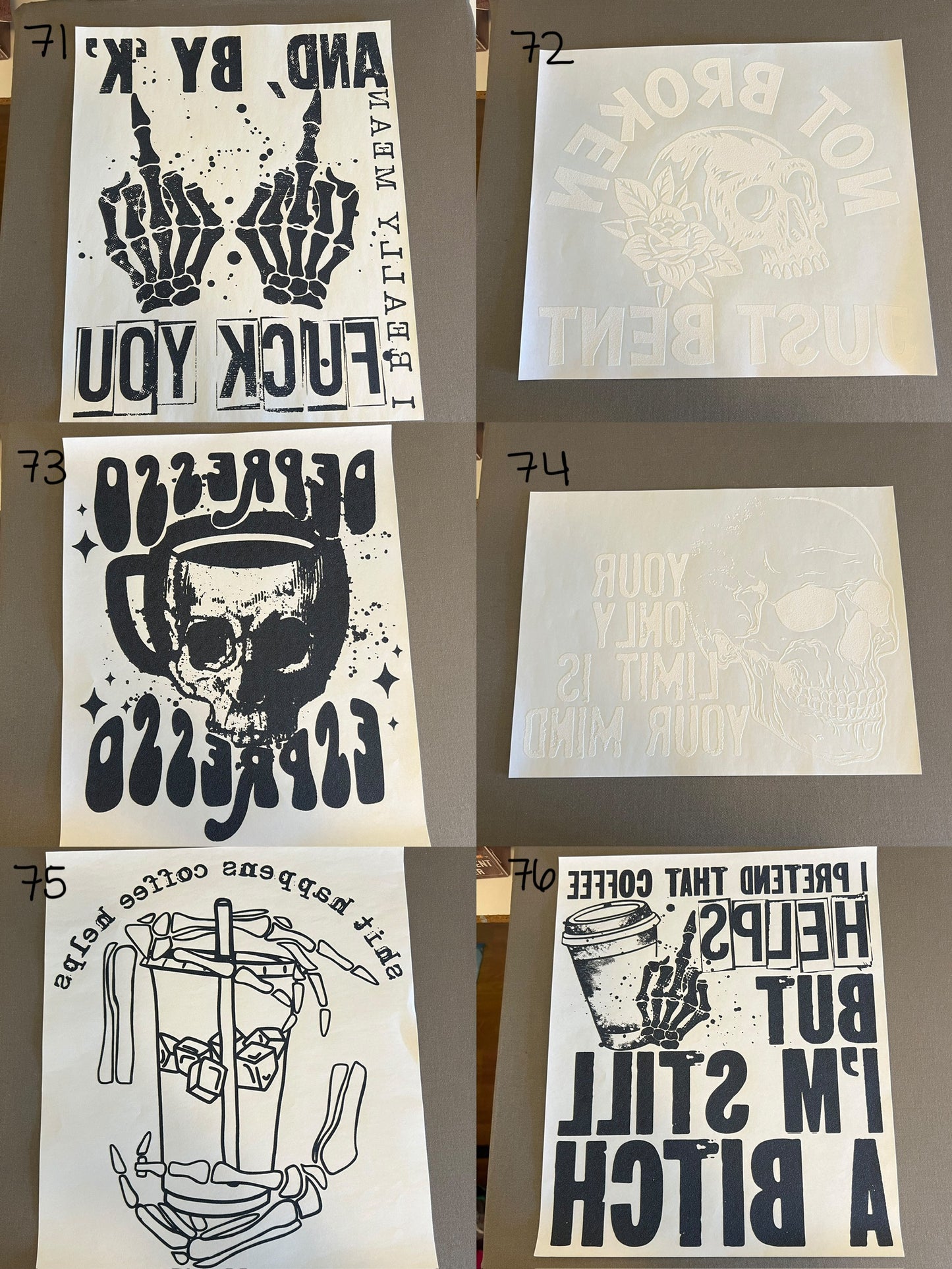 Create Your Own T-shirt - Single Color Prints