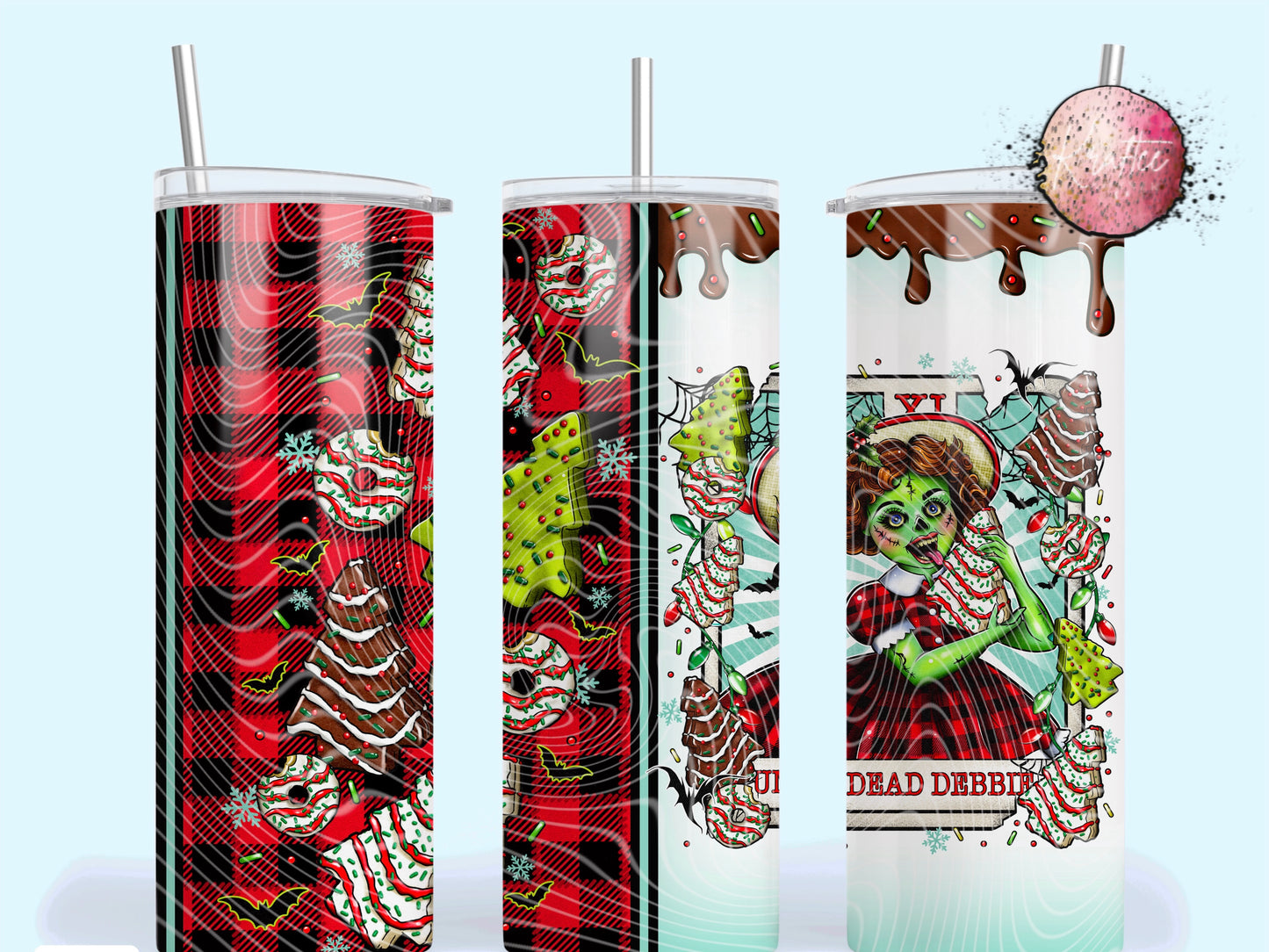 Undead Debbie 20oz Skinny Tumbler