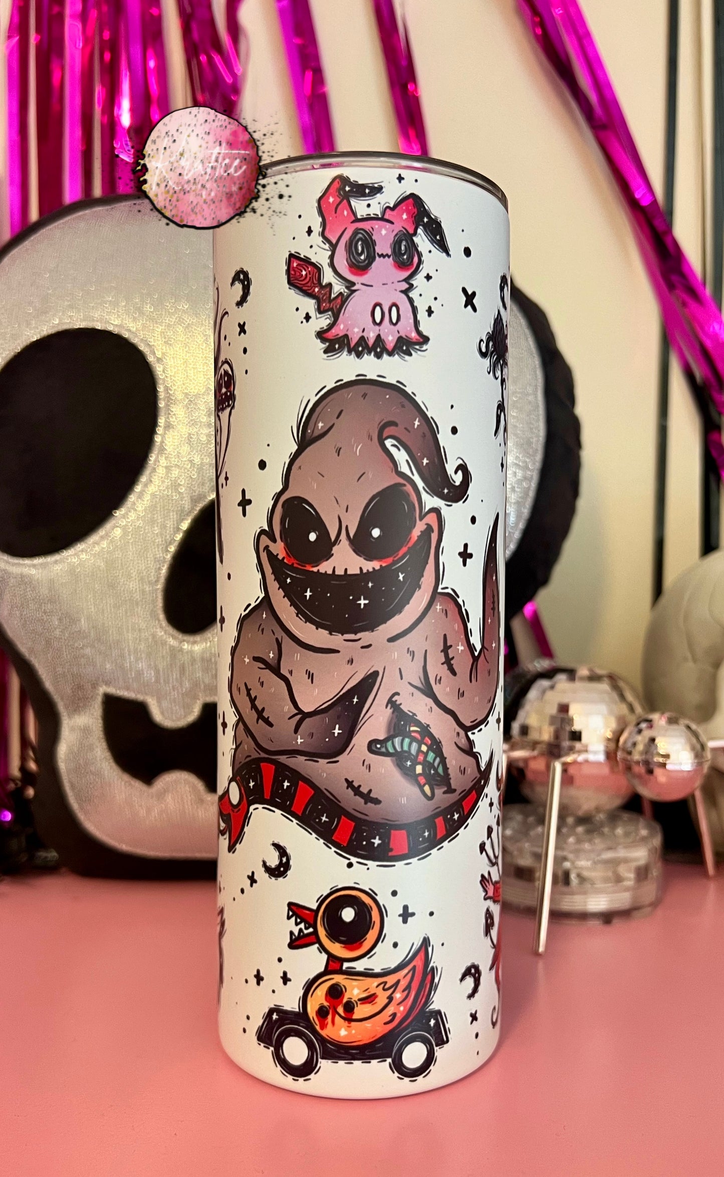 Nightmare Before Christmas 20oz Skinny Tumbler