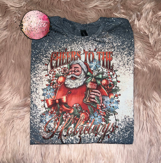 Cola Santa Bleached Unisex T-shirt