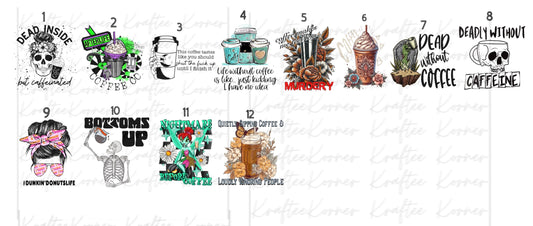Create Your Own T-shirt - Caffeine Sublimation Designs