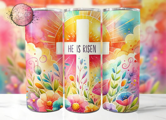 He Is Risen 20oz Skinny Tumbler