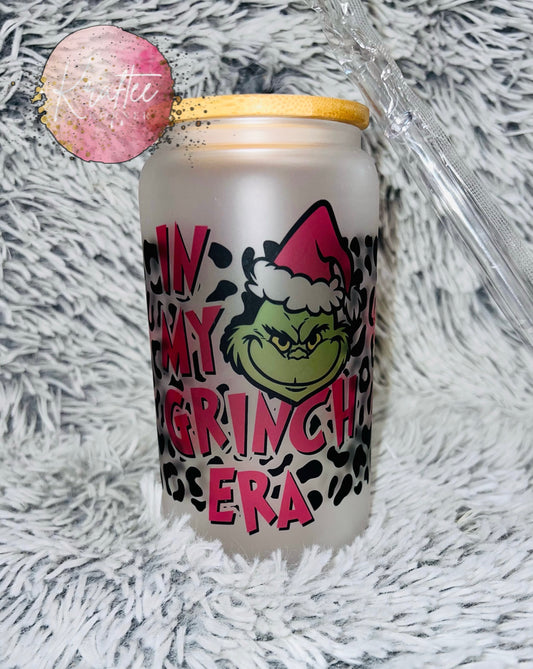 Grinch Era 16oz Libby Glass