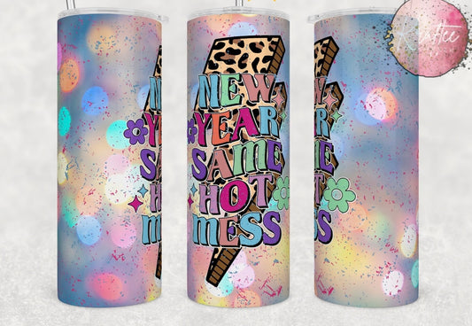 Same Hot Mess 20oz Skinny Tumbler