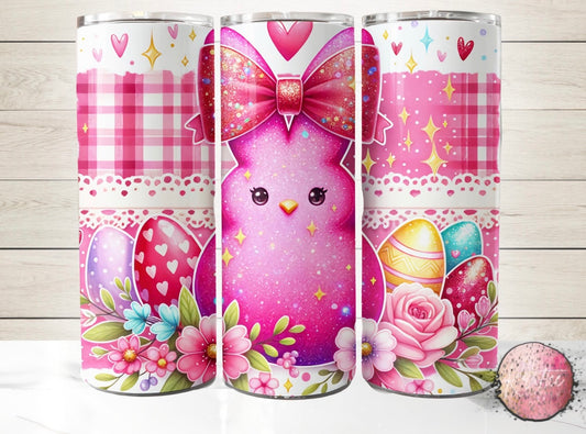 Pink Peep 20oz Skinny Tumbler
