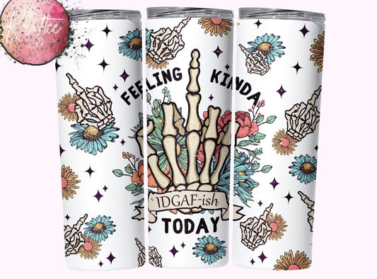 IDGAFish 20oz Skinny Tumbler