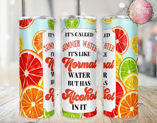 Summer Water 20oz Skinny Tumbler