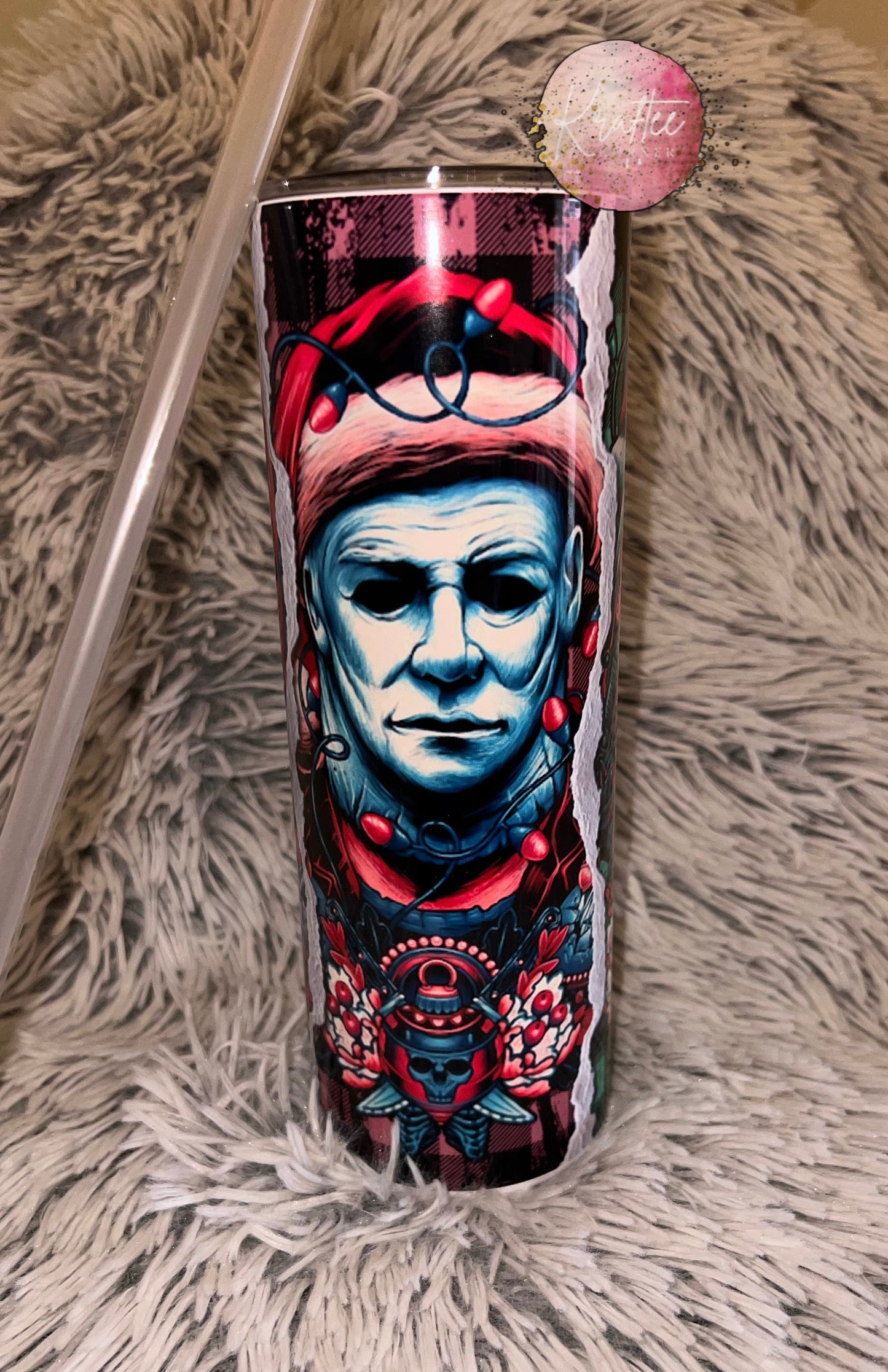 Christmas Horror 20oz Skinny Tumbler