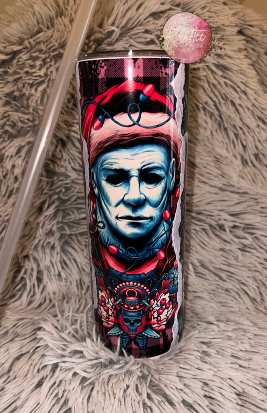 Christmas Horror 20oz Skinny Tumbler