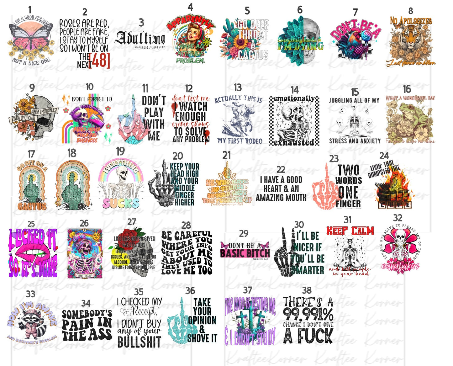 Create Your Own T-shirt - Sarcastic Sublimation Designs