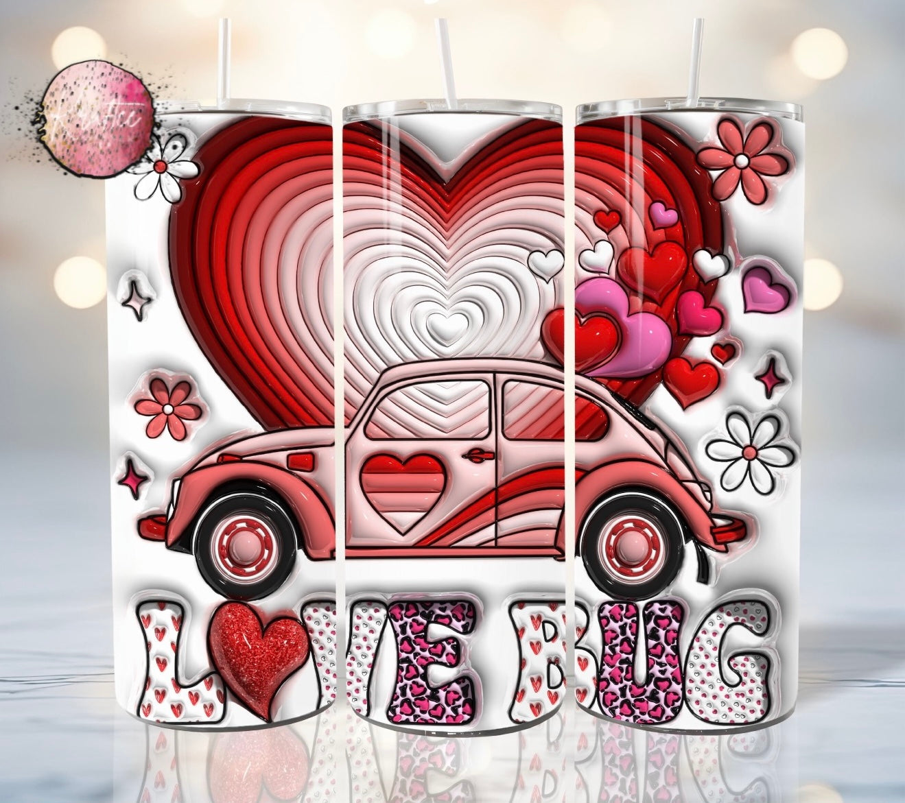 Love Bug 20oz Skinny Tumbler