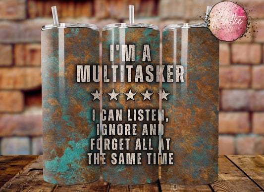 Multitasker 20oz Skinny Tumbler