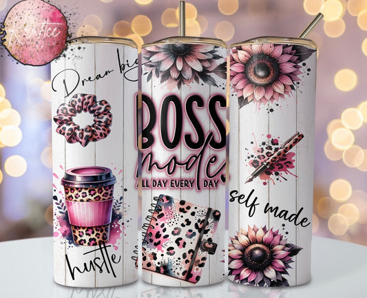 Boss Mode 20oz Skinny Tumbler