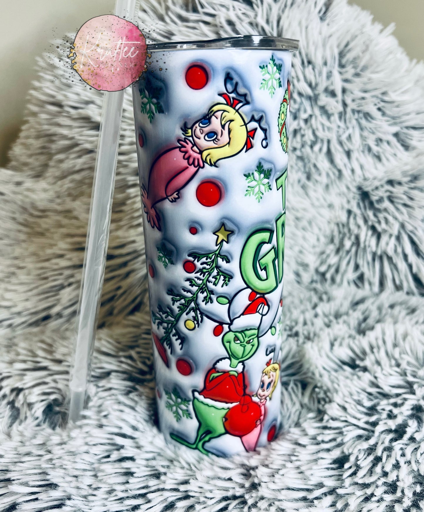 Grinch 20oz Skinny Tumbler