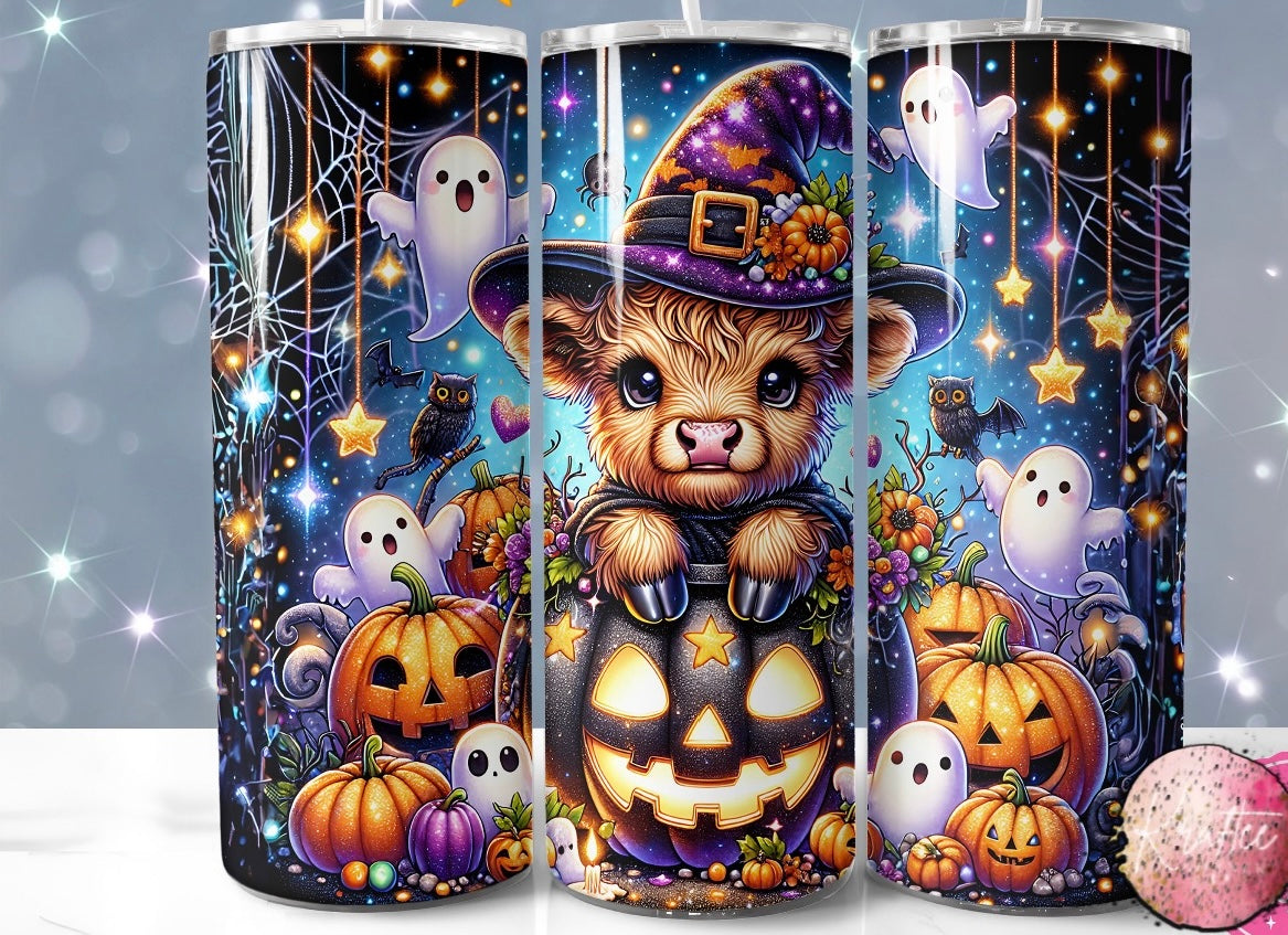 Spooky Cow 20oz Skinny Tumbler